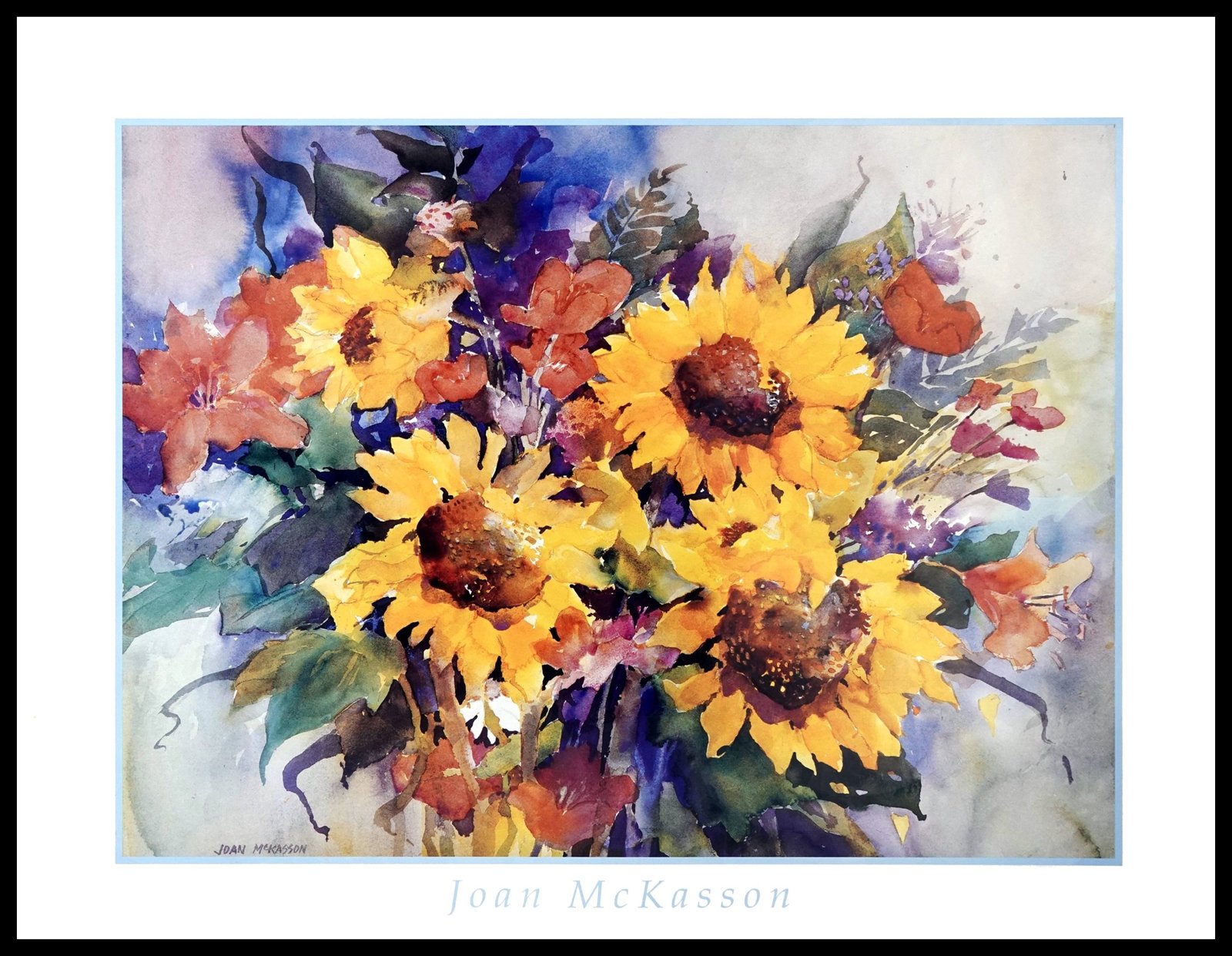 LLF311 Garden Sunflowers | 3d wall art singapore